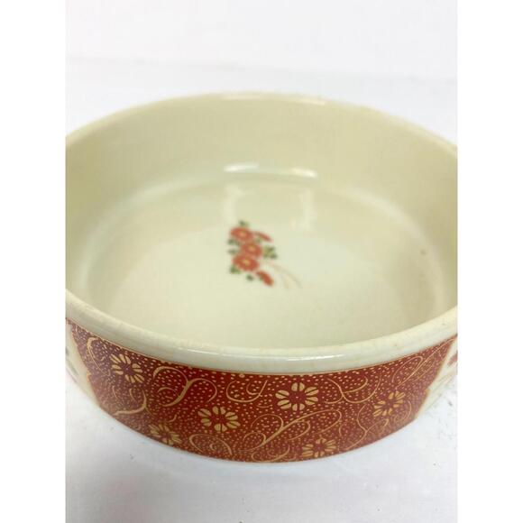 Satsuma Japanese Round 5” Bowl Dish Floral  Design Gold Vintage - Picture 3 of 15